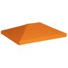 Toldo De Cenador 310 G/m² 4x3 M Naranja Vidaxl