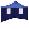 Carpa Pleglable Con 2 Paredes 3x3 M Azul Vidaxl