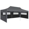 Carpa Plegable Pop-up Con Paredes Laterales 3x6 M Antracita Vidaxl