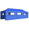 Carpa Plegable Pop-up Con 8 Paredes Laterales 3x9 M Azul Vidaxl