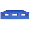 Carpa Plegable Pop-up Con 8 Paredes Laterales 3x9 M Azul Vidaxl