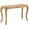 Mesa Consola De Madera Maciza De Mango 118x38x76 Cm Vidaxl