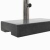 Base De Sombrilla De Granito Rectangular Negro 25 Kg Vidaxl