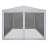 Carpa De Celebraciones Plegable Con 4 Paredes De Malla 4x3 M Vidaxl