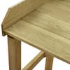 Mesa De Jardinera Madera De Pino Impregnada 75x40x90 Cm Vidaxl