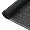 Toldo Para Pista De Tenis Hdpe 1,8x100 M Negro Vidaxl