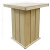 Mesa De Bar De Madera De Pino Impregnada 75x75x110 Cm Vidaxl