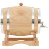 Barril De Vino Con Grifo Madera De Pino Maciza 12 L Vidaxl