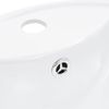 Lavabo Con Rebosadero 46,5x18 Cm Cerámica Blanco Vidaxl