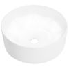 Lavabo 36x14 Cm Cerámica Blanco Vidaxl