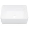 Lavabo 40x30x13 Cm Cerámica Blanco Vidaxl