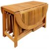 Set Comedor De Jardín Plegable 5 Piezas Madera Maciza De Acacia Vidaxl