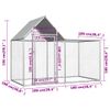 Gallinero Acero Galvanizado 2x1x1,5 M Vidaxl