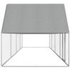 Gallinero Acero Galvanizado 8x2x2 M Vidaxl