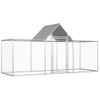 Gallinero Acero Galvanizado 3x1x1,5 M Vidaxl