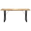 Mesa De Comedor De Madera Maciza De Mango 180x90x76 Cm Vidaxl