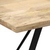 Mesa De Comedor De Madera Maciza De Mango 140x80x76 Cm Vidaxl