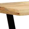 Mesa De Comedor Madera Maciza De Mango 120x60x76 Cm Vidaxl