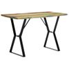 Mesa De Comedor Madera Maciza Reciclada 120x60x76 Cm Vidaxl