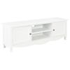 Mueble Para Tv De Madera Blanco 120x30x40 Cm Vidaxl