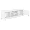 Mueble Para Tv De Madera Blanco 120x30x40 Cm Vidaxl