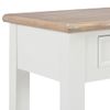 Mesa Consola De Madera Blanco 110x35x80 Cm Vidaxl