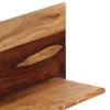 Estantes De Pared 2 Uds Madera Maciza De Sheesham 58x26x20 Cm Vidaxl