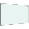 Protección Salpicaduras Cocina Vidrio Templado Blanco 80x50 Cm Vidaxl