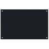 Protección Salpicaduras Cocina Vidrio Templado Negro 80x50 Cm Vidaxl