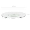 Rogal Plato Giratorio Para Servir Vidrio Templado Transparente 60 Cm Rogal