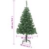 Árbol De Navidad Artificial Con Soporte 180 Cm 564 Ramas Vidaxl