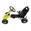 Kart Correpasillos Con Pedales Amarillo Vidaxl