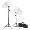 Kit De Estudio Fotográfico Telón Verde Croma 600x300 Y Luces Vidaxl