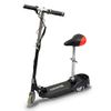 Patinete Eléctrico Con Asiento Negro 120 W Vidaxl