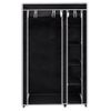 Armario Plegable 110x45x175 Cm Negro Vidaxl