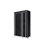 Armario Plegable 110x45x175 Cm Negro Vidaxl