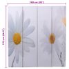 Biombo Divisor Plegable 160x170 Cm Flores Vidaxl