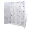 Armario Modular 14 Compartimentos Blanco 37x146x180,5cm Vidaxl