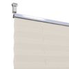 Plisé Para Ventana Persiana 70x125cm Crema Vidaxl