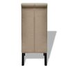 Sillas De Comedor 2 Unidades De Tela Beige Vidaxl