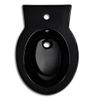 Bidet Redondo De Cerámica, Negro Vidaxl