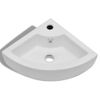 Lavabo Con Rebosadero Blanco 45x32x12,5 Cm Vidaxl