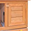 Casa De Animales Pequeños Jaula Conejera 1 Puerta Madera Vidaxl