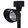 Foco Led Solar De Exterior 12 Uds Negro Vidaxl