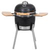 Kamado Barbacoa Parrilla Quemador Cerámica 76 Cm Vidaxl