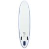 Set De Paddel Surf Tabla Sup Inflable Azul Y Blanco Vidaxl