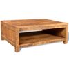 Mesa De Centro De Madera De Mango Maciza Vidaxl