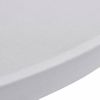 Mantel Cubierta Elástica De Mesa Alta Ø 60 Cm Blanco 2 Unidades Vidaxl