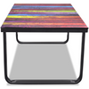 Mesa De Centro Con Superficie Con Impresión De Arcoiris Vidaxl