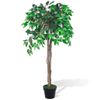 Árbol/ Planta De Ficus Artificial En Maceta, 110 Cm Vidaxl